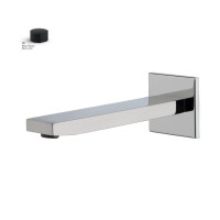 Вилив для ванни Wellness Black matt F2222NS Fima