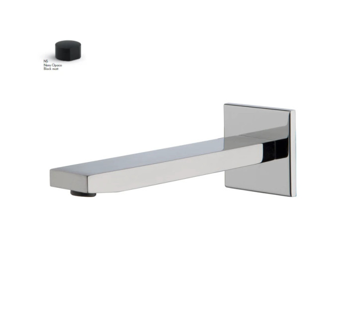 Вилив для ванни Wellness Black matt F2222NS Fima