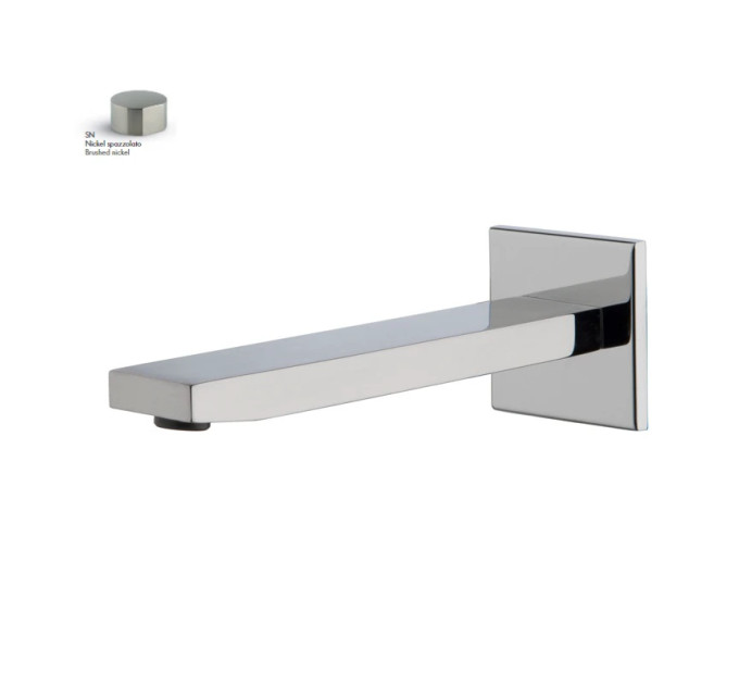 Вилив для ванни Wellness Brushed nickel F2222SN Fima