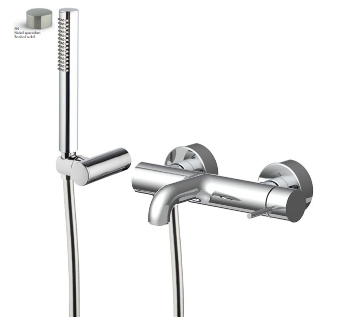 Змішувач для ванни Spillo Up Brushed nickel F3034NSN Fima