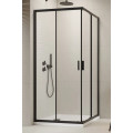 Комплект душова кабіна Alienta C 90х90 Black піддон Tinos C Compact сифон HC26CLMB Black RADAWAY
