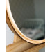 Дзеркало Solar Eclipse LED 80 Natural Walnut Luxury Wood