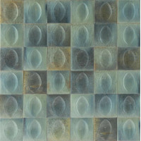 Плитка стінова R8GU Gleeze Turchese Egg STR 100x100x12,5 Ragno
