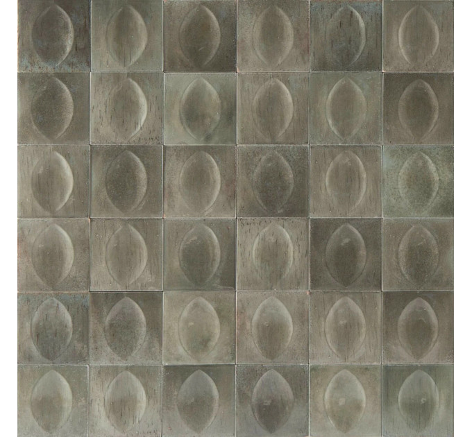Плитка стінова R8GW Gleeze Grigio Egg STR 100x100x12,5 Ragno
