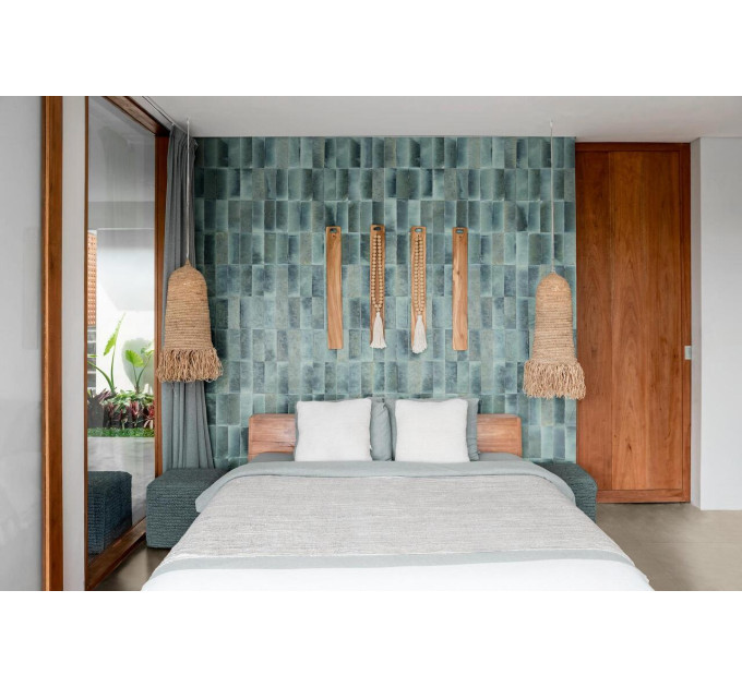 Плитка стінова R8HH Gleeze Turchese Eye STR 75x200 Ragno
