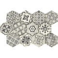 Плитка керамогранітна RGL2 Eden Esagona Romance Bianco 182x210 Ragno