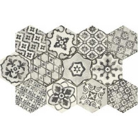 Плитка керамогранітна RGL2 Eden Esagona Romance Bianco 182x210 Ragno
