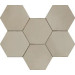 Плитка керамогранітна RGL0 Eden Esagona Fango 182x210 Ragno