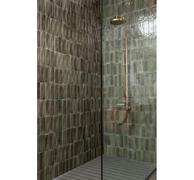 Плитка стінова R8HK Gleeze Grigio Eye STR 75x200 Ragno
