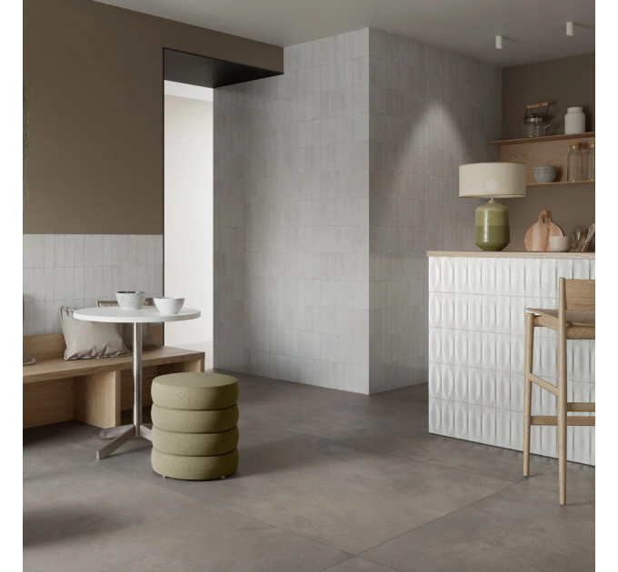 Плитка стінова R8GY Gleeze Bianco 75x200 Ragno