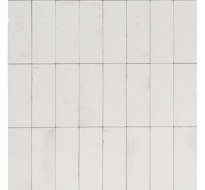 Плитка стінова R8GY Gleeze Bianco 75x200 Ragno