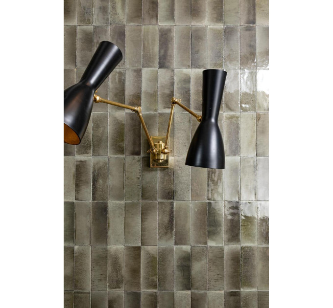 Плитка стінова R8HS Gleeze Grigio 50x150x10 Ragno
