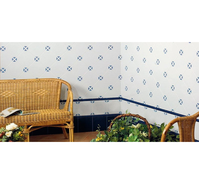 Плитка стінова Cuarteo Azul 200x200 Mainzu
