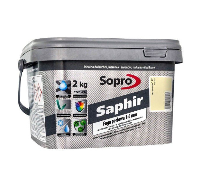 Затирка для швів Sopro Saphir 9515 пергамон №27 (2 кг)