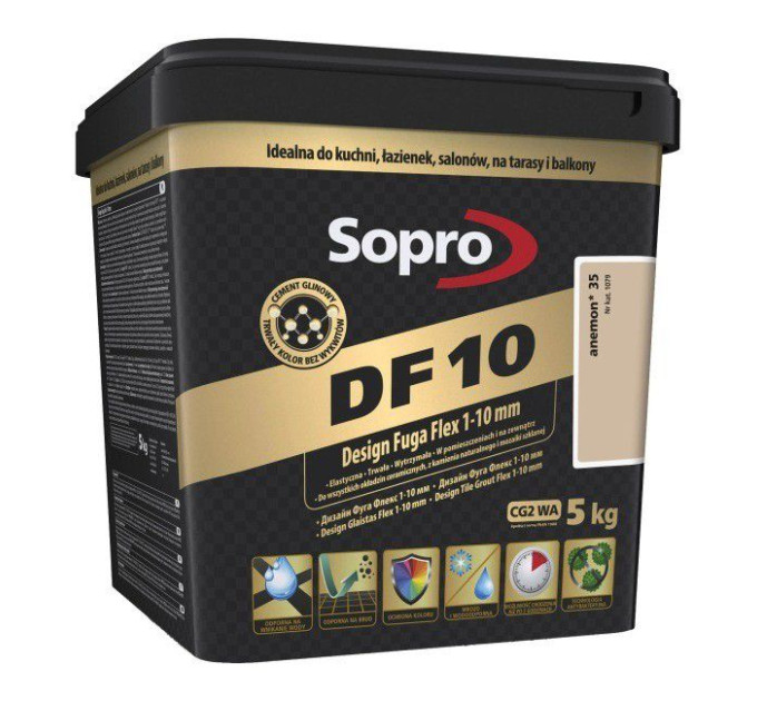 Затирка для швів Sopro DF 10 1079 анемон №35 (5 кг)