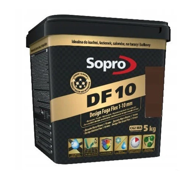 Затирка для швів Sopro DF 10 1059 коричневий балі №59 (5 кг)