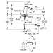 Змішувач для умивальника M-Size Eurosmart (23322001), Grohe