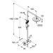 Душова система Dual Shower System Freshline (6709205-00), Kludi
