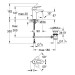 Змішувач для умивальника BauLoop (23335000), Grohe