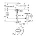 Змішувач для біде S-Size Eurocube (23138000), Grohe