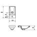 Умивальник 40 см Como (CCWF1000781603), Cersanit
