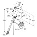 Змішувач для умивальника DN 10 Balance (520239175) білий, Kludi