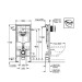 Інсталяція для унітаза 3 в 1 Rapid SL (38721001), Grohe