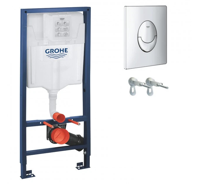 Інсталяція для унітаза 3 в 1 Rapid SL (38721001), Grohe