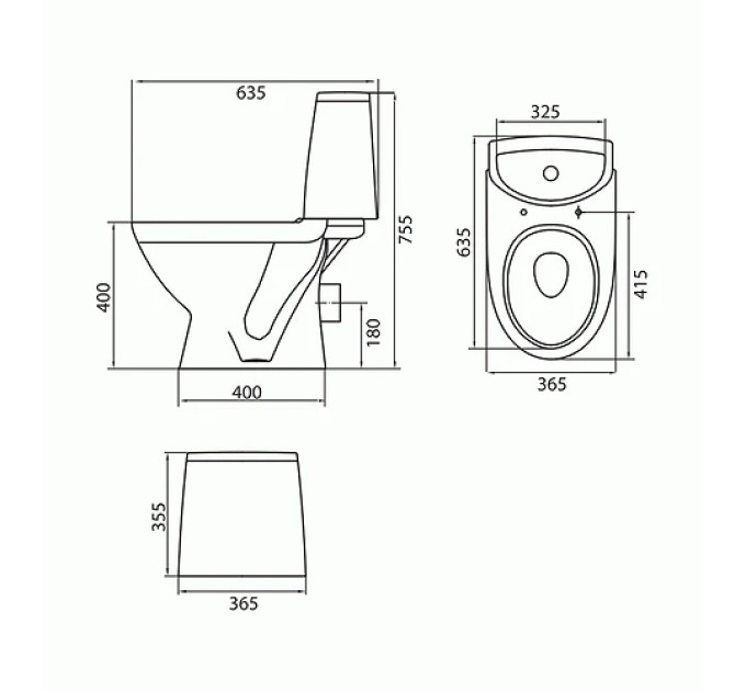 Компакт Runa з кришкою дюропласт soft-close (L89208000), Kolo