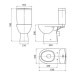 Компакт Freja Premium  з кришкою дюропласт soft-close (L79047000), Kolo