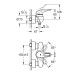 Змішувач для душу Eurostyle (33590LS3), Grohe