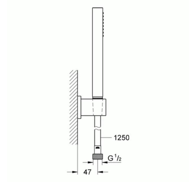 Душовий набір Euphoria Cube Stick (27703000), Grohe