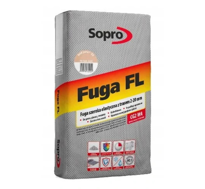 Затирка для швів Sopro FL 624 беж юрський №33 (25 кг)