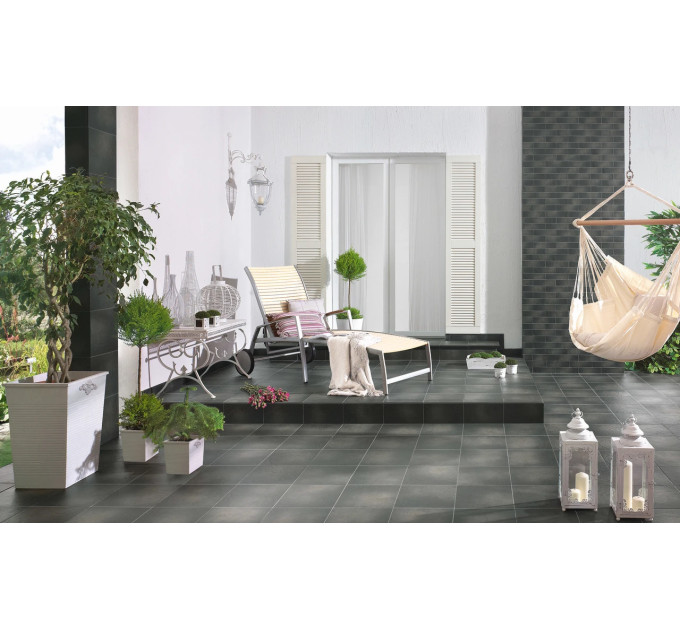 Сходинка з капіносом пряма Semir Grafit 30x33 код 2124 Ceramika Paradyz