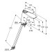 Змішувач для умивальника DN 10 Balance (520269175) білий, Kludi