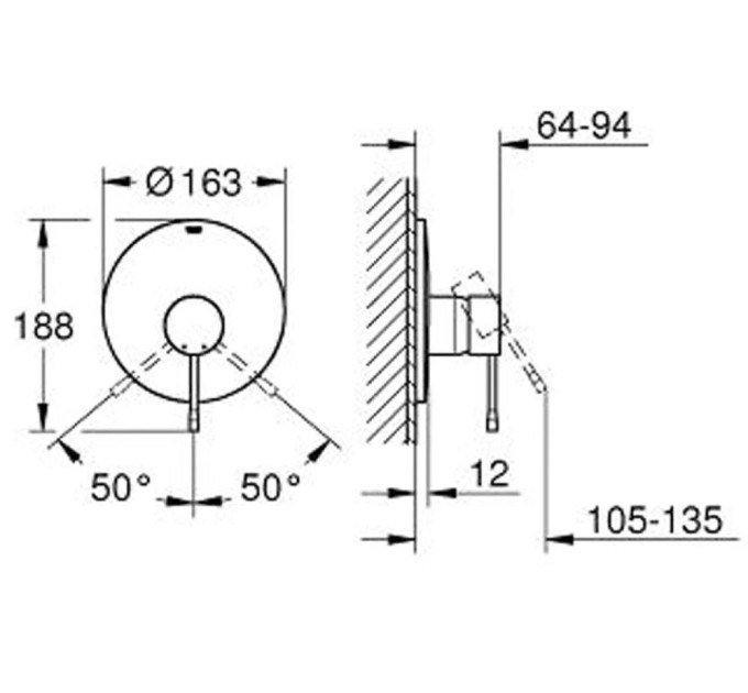 Змішувач для душу Essence (19286001), Grohe