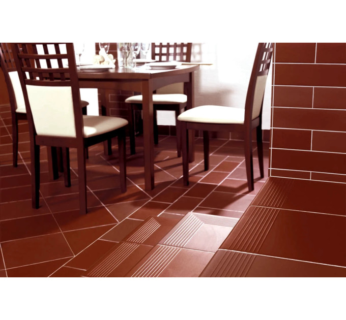 Сходинка з капіносом кутова Natural Rosa STR 33x33 код 7892 Ceramika Paradyz
