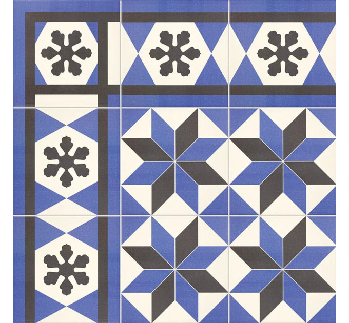 Плитка керамогранітна Victorian Esquina Geo 200x200x9 Mainzu
