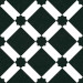 Плитка керамогранітна 1900 Palau Grafito 200x200x8 Vives
