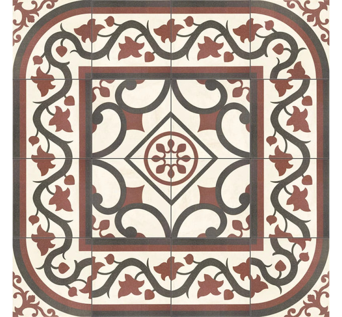 Плитка керамогранітна Victorian Esquina Deco 200x200x9 Mainzu