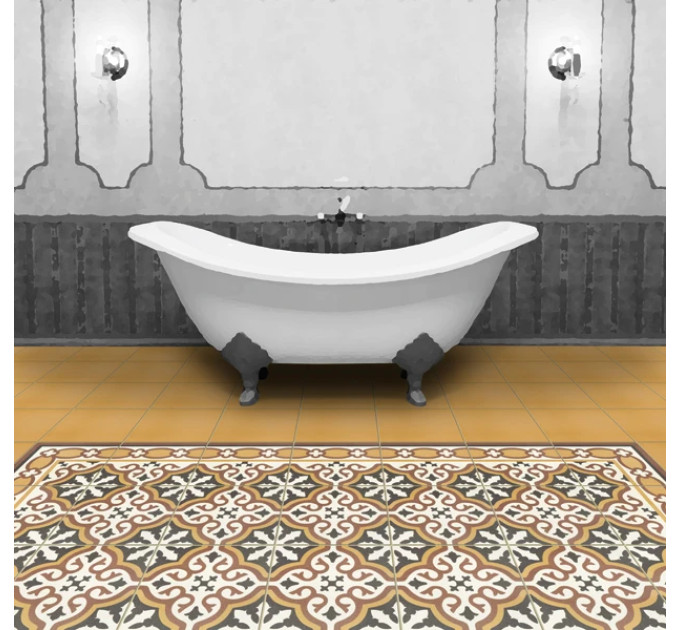 Плитка керамогранітна Victorian Esquina Gotic 200x200x9 Mainzu