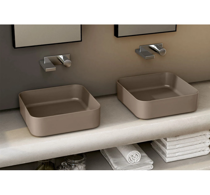 Умивальник Shui Comfort Quadrato 40 Arenaria SHCOLAQ40AN CIELO