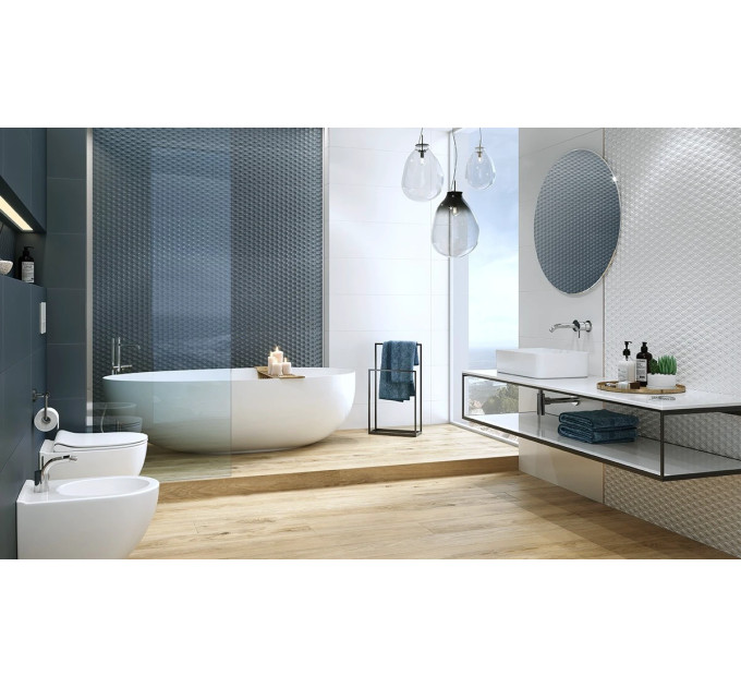 Плитка стінова PS904 White SATIN 29x89 код 2016 Опочно