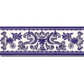 Фриз Cenefa Cuarteo Azul 70x200 Mainzu