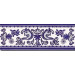 Фриз Cenefa Cuarteo Azul 70x200 Mainzu
