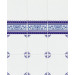 Фриз Cenefa Cuarteo Azul 70x200 Mainzu