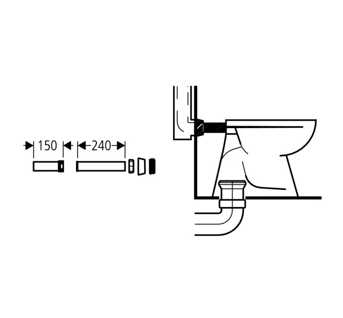 Впускний гарнітур (37102SH0), Grohe