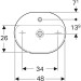 Умивальник VariForm 50 500.776.01.2 Geberit