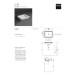 Умивальник S 59 Agile (S59) Glossy white SIMAS