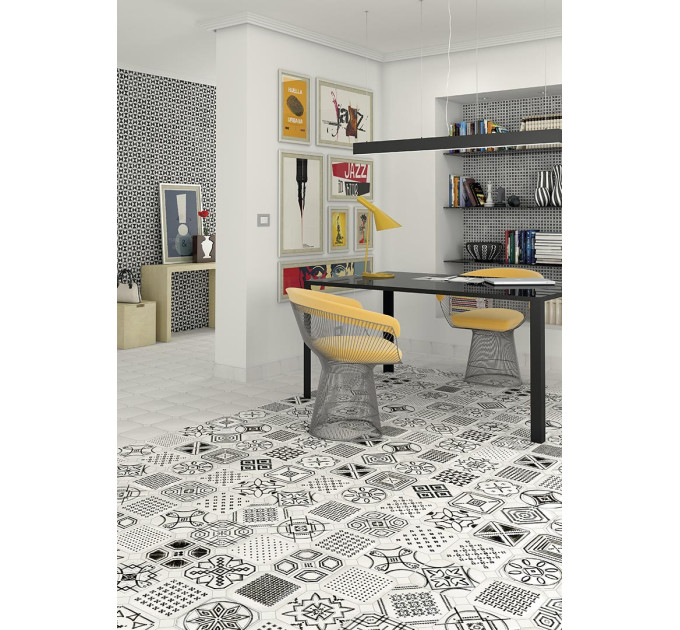 Плитка керамогранітна Octogono Variette Sombra 200x200x8 Vives